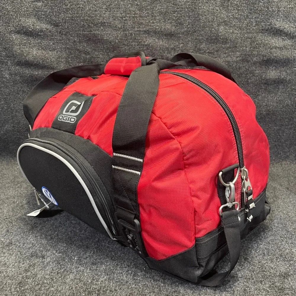OGIO DRG015790-RED-OS VW DriverGear Red/Black Volkswagen Big Dome Duffle Bag